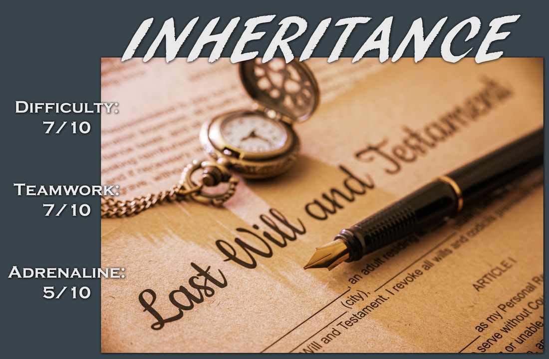 Inheritance escape room at Mission Manor Minneapolis